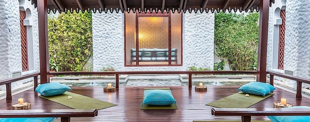Meditation area of Maisha Spa at Serena Beach Resort & Spa
