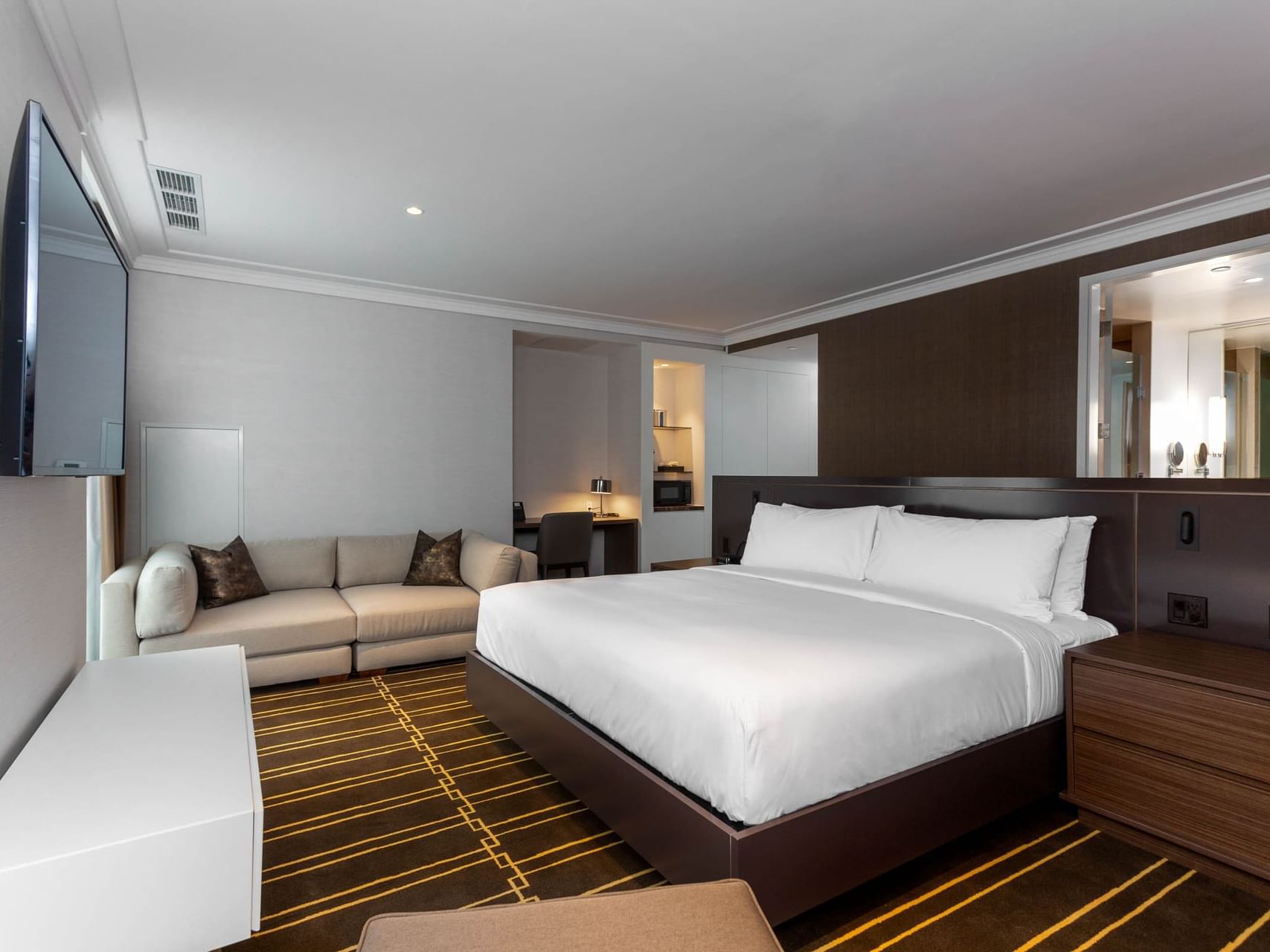 Interior of the Deluxe Room at King Blue Hotel Toronto