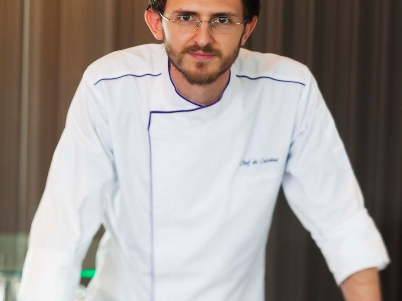 Closeup view of Chef Amerigo Sesti at U Hotels