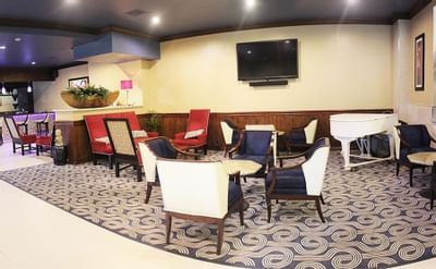 Lounge area in The Blend Bar at Jamaica Pegasus Hotel
