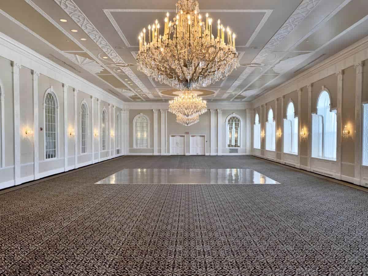 Elegant Crystal Ballroom inside the Berkeley Oceanfront Hotel Asbury Park