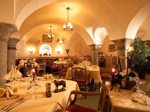 Restaurant Rosshimmel at Tiefenbrunner Hotel in Kitzbühel