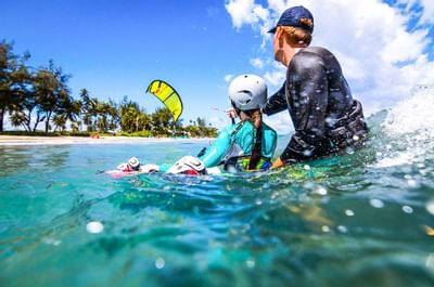 Family Kitesurfing at Goodwinds Water Sports