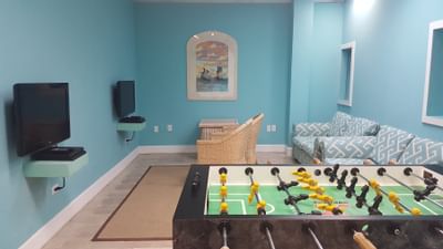 Interior of the Game room at Bougainvillea Resort