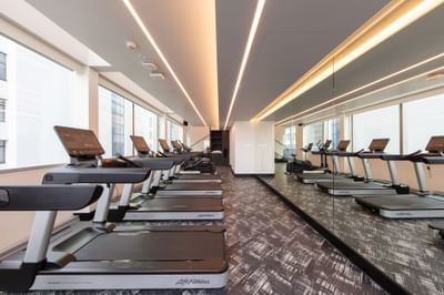 Treadmills & cardio training machines in the Fitness Centre at Eastin Grand Hotel Phayathai