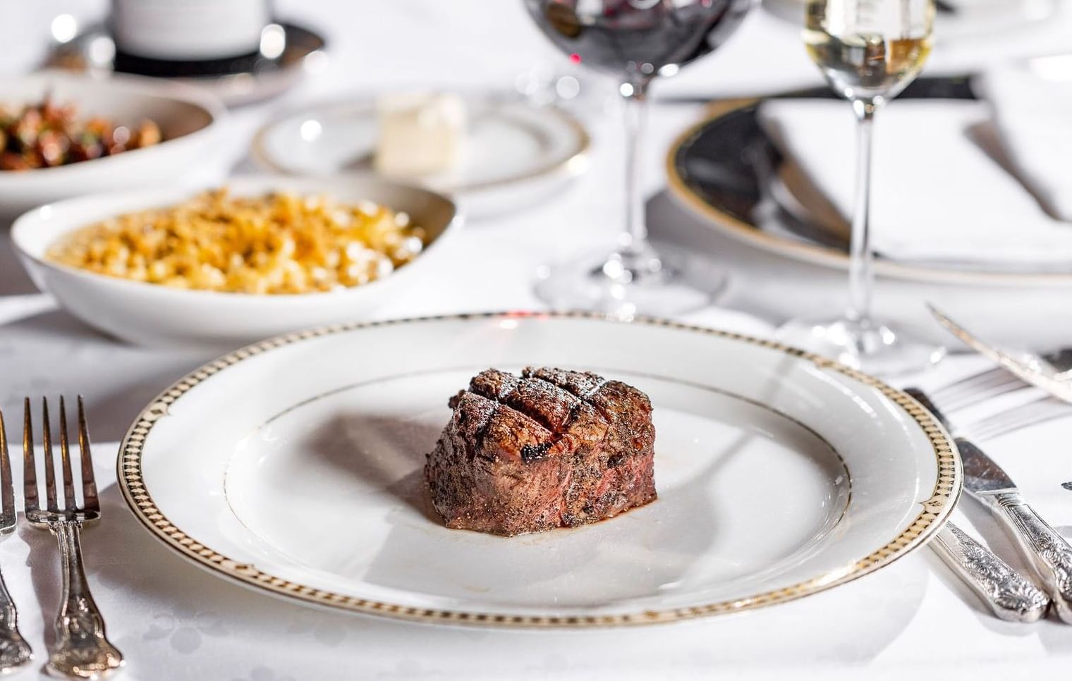 Close-up Images of dishe with meals