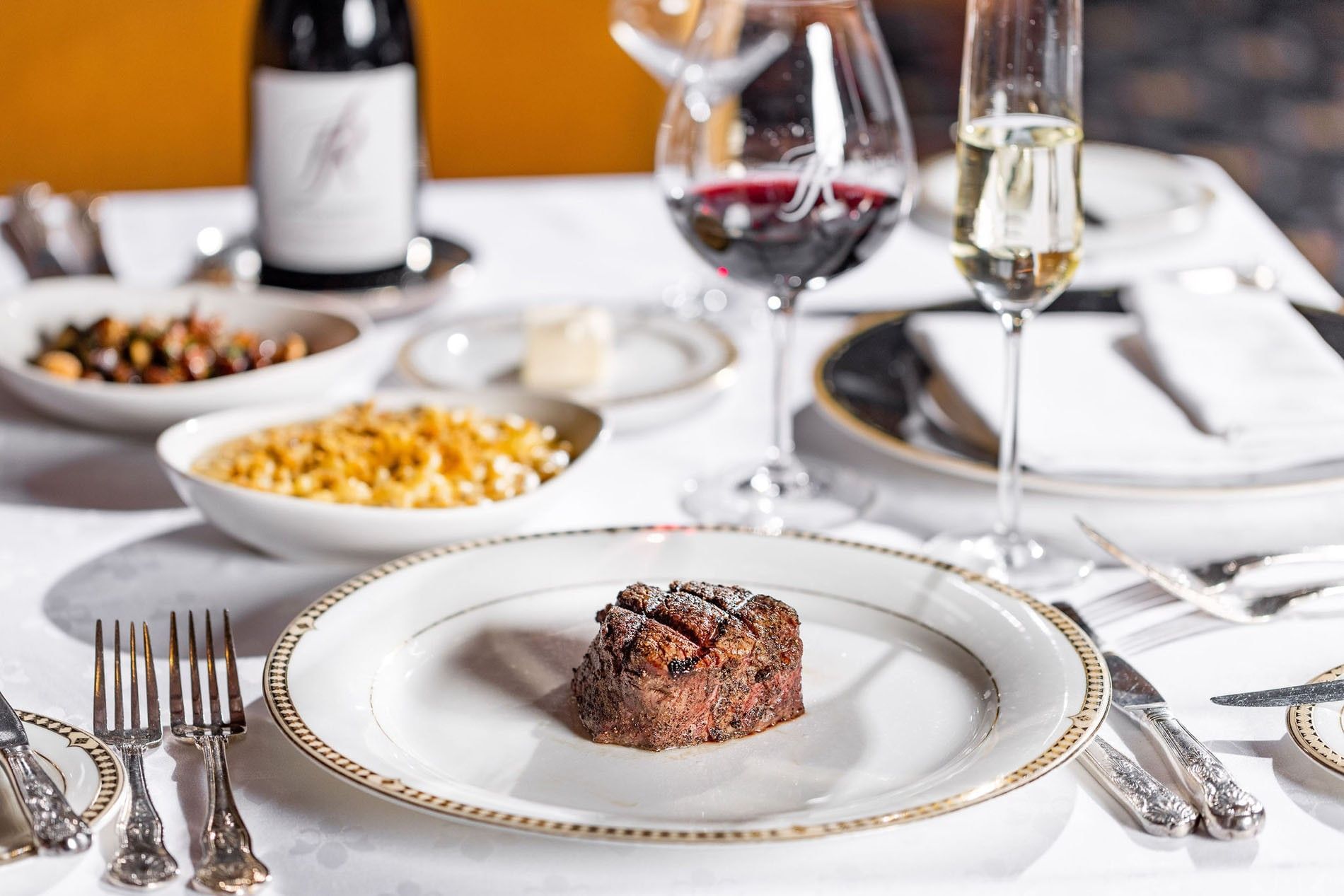 Close-up Images of dishe with meals