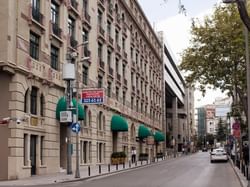 Streets and buildings in the Nisantasi District near CVK Hotels