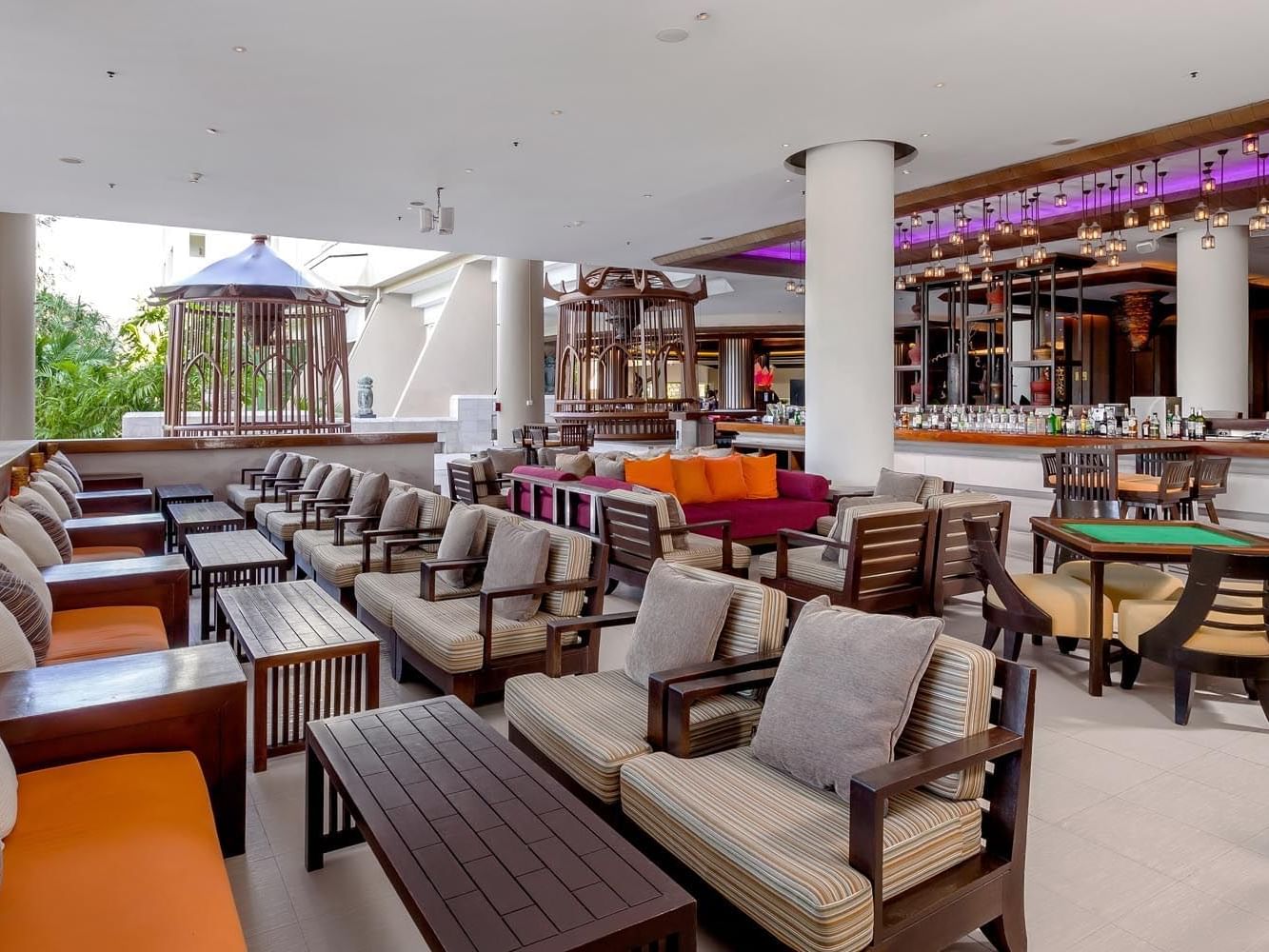 Interior of the Kinnaree bar at Paradox Phuket Resort