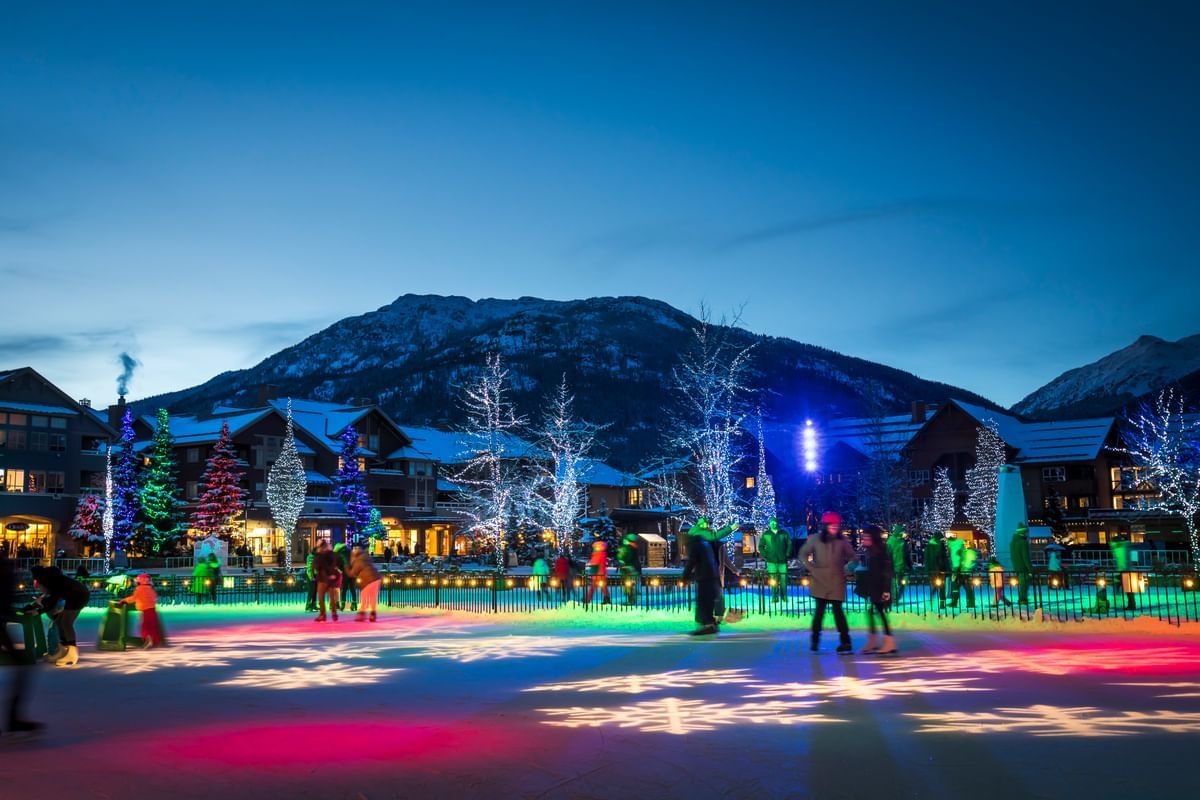 Whistler Olympic Plaza Skating Rink near Blackcomb Springs Suites