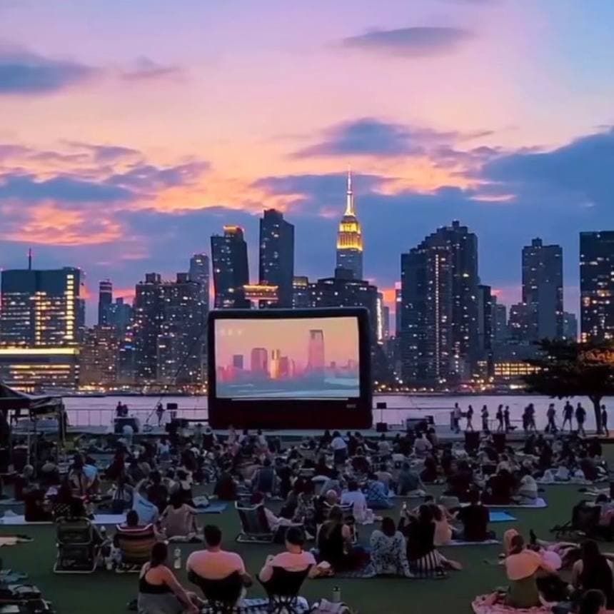 outdoor movies in new york city