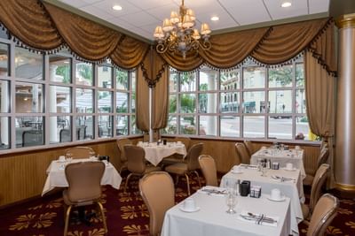 Breakfast within the dining areas at Safety Harbor & Resort