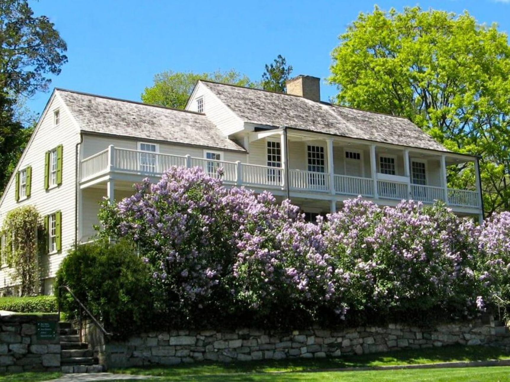 Exterior of the Bush-Holley House Museum near J House Greenwich