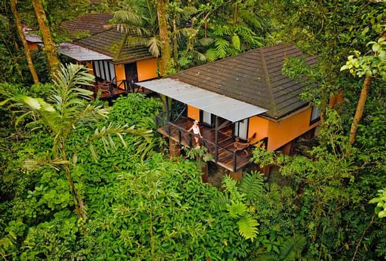 Exterior of Casita Deluxe Forest view rooms at Rio Celeste