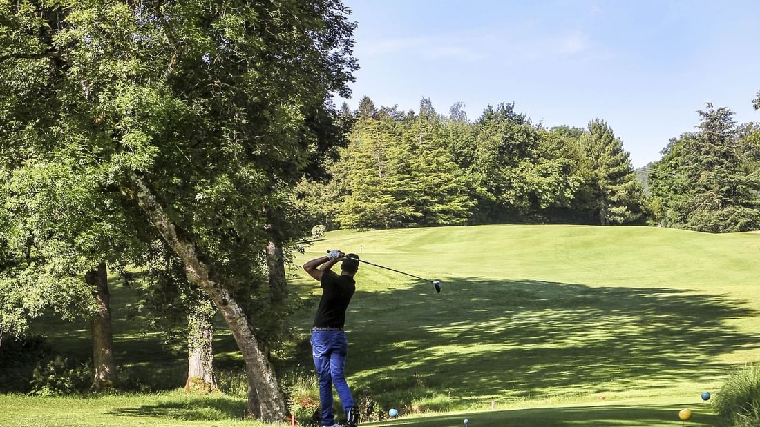 Golf course at the Domaine de Divonne.