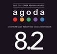 Customer Review Award by Agoda at Chatrium Golf Resort