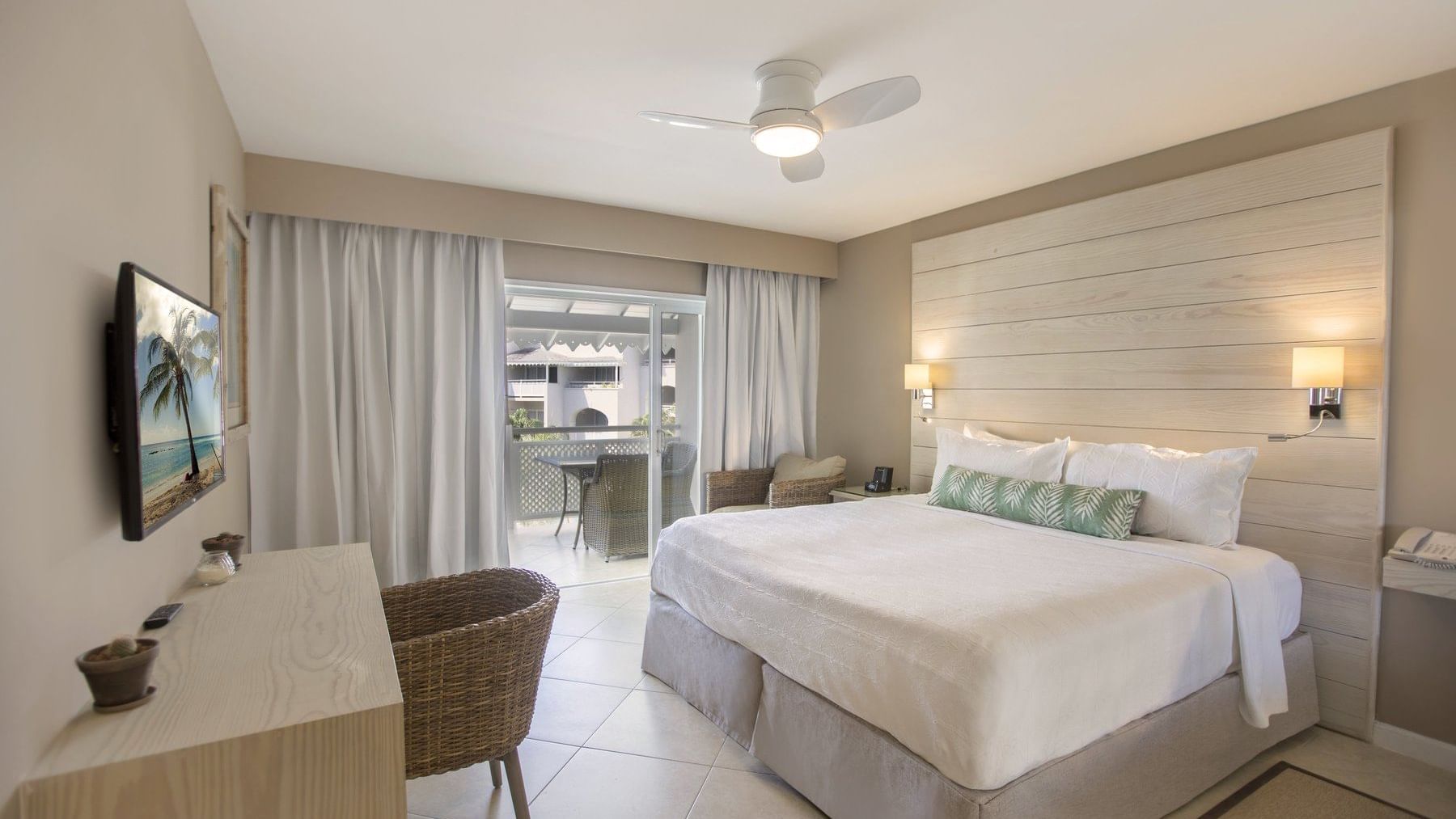 Deluxe Studio with King Size Bed & TV at Bougainvillea Barbados