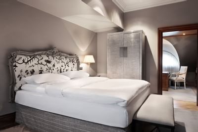 King grand deluxe room at Patrick Hellman Schlosshotel
