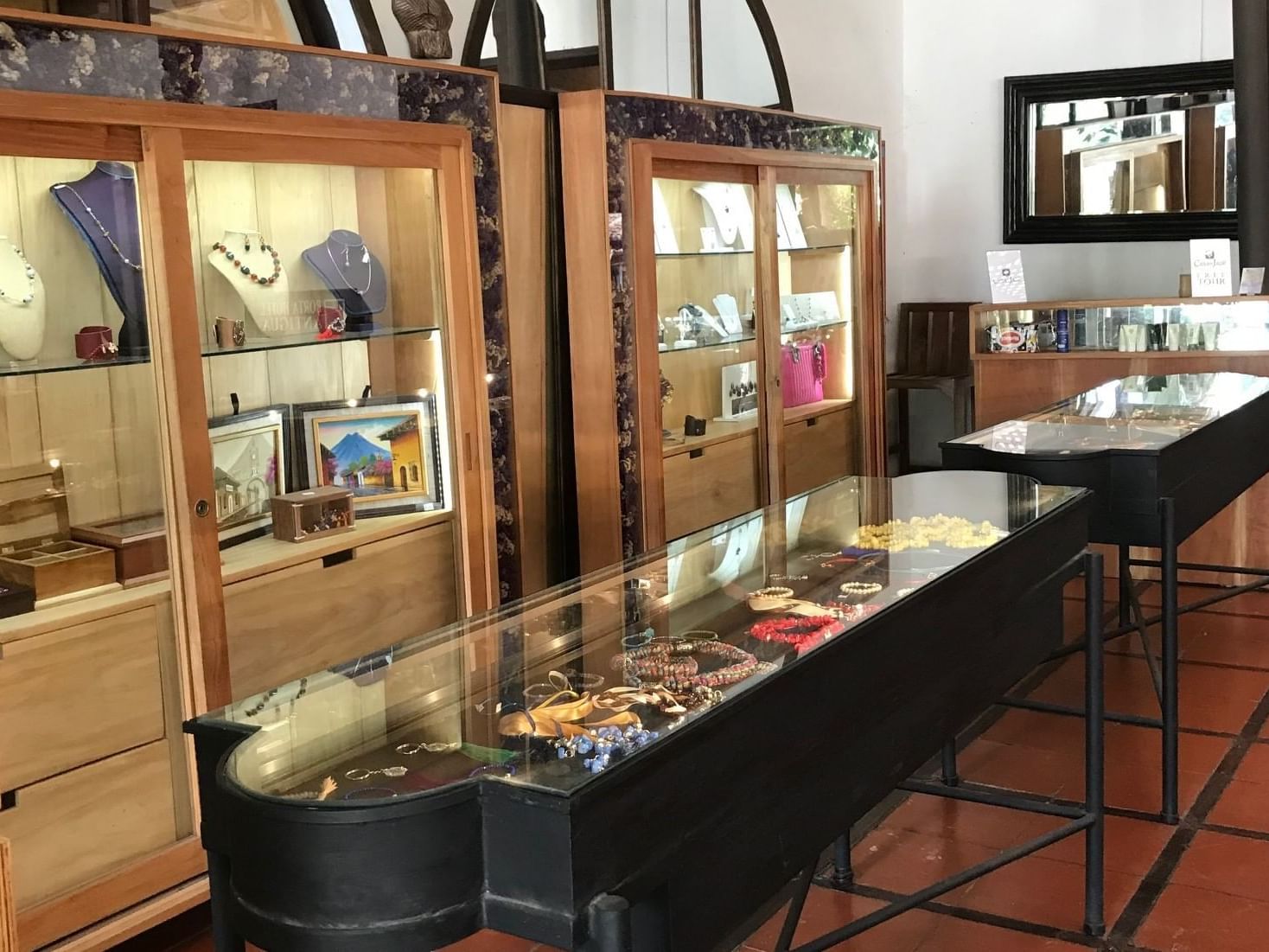 Interior view of the convenience store near Porta Hotel Antigua