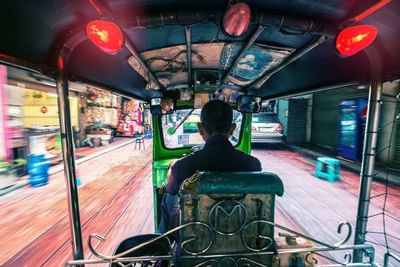 A tuk-tuk driver near Dream Thailand Bangkok