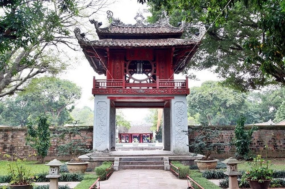 Entrance view of Temple of Literature near Sunway Hotel Hanoi