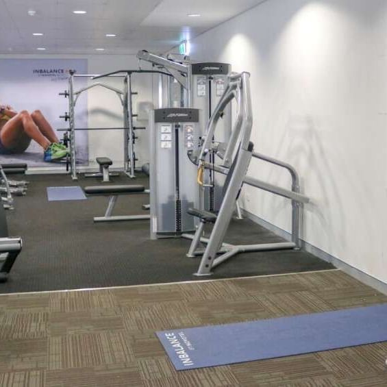 Fitness area with equipment at Novotel Darwin Airport