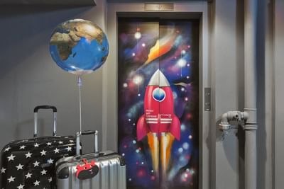 elevator at Berlin (Moxy) Hotel