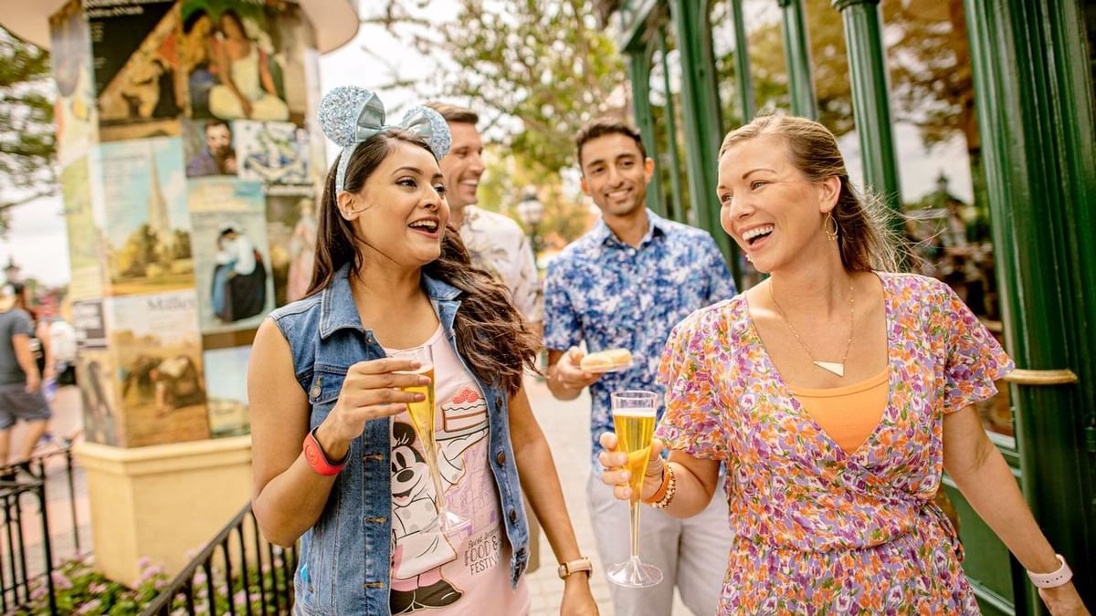Adults drinking