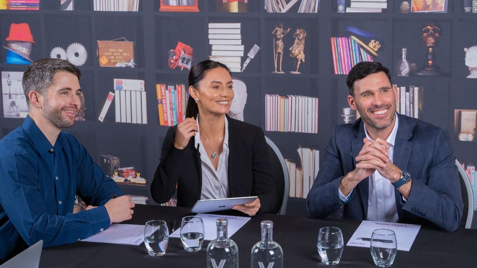 Business peoples on a meeting at Village Hotel Cardiff