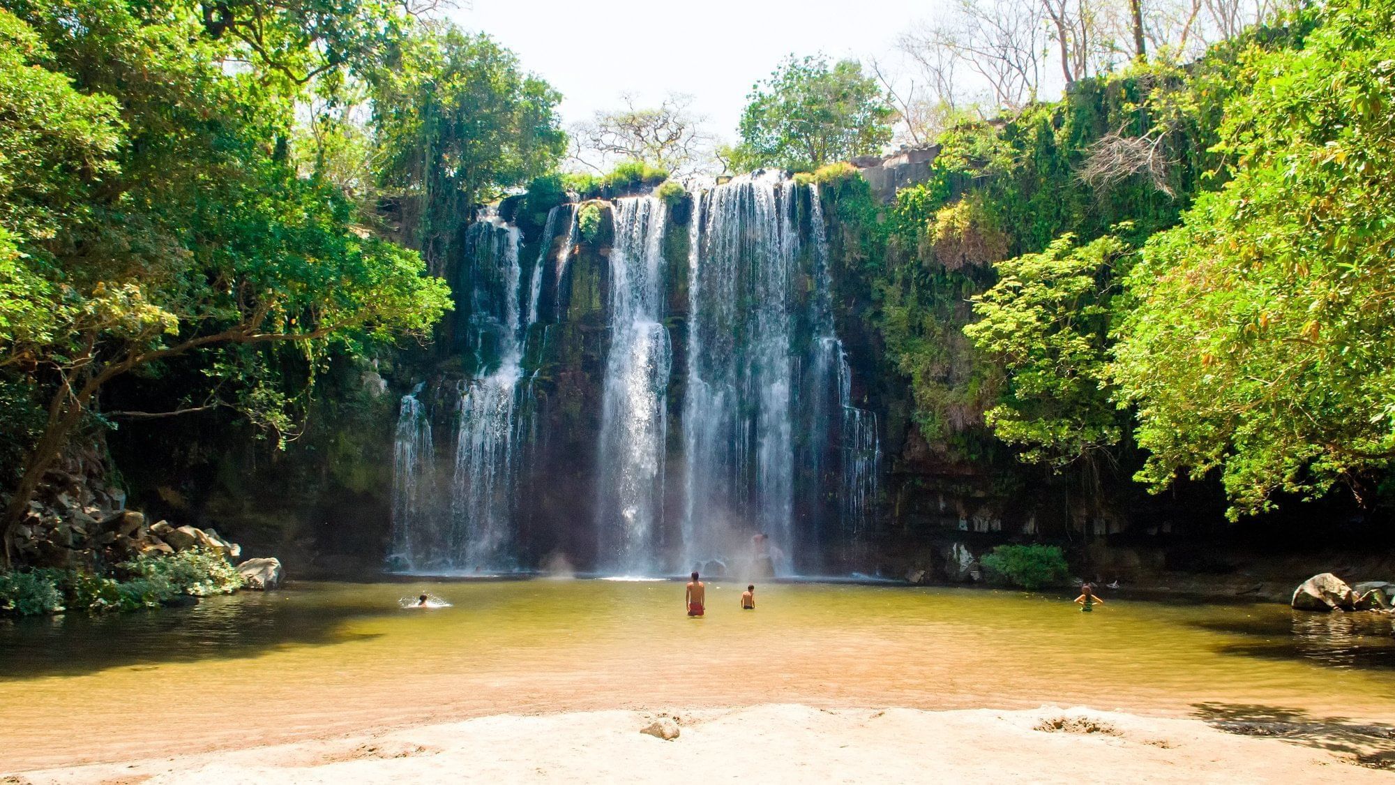 llanos de cortez waterfall near Buena Vista Del Rincon