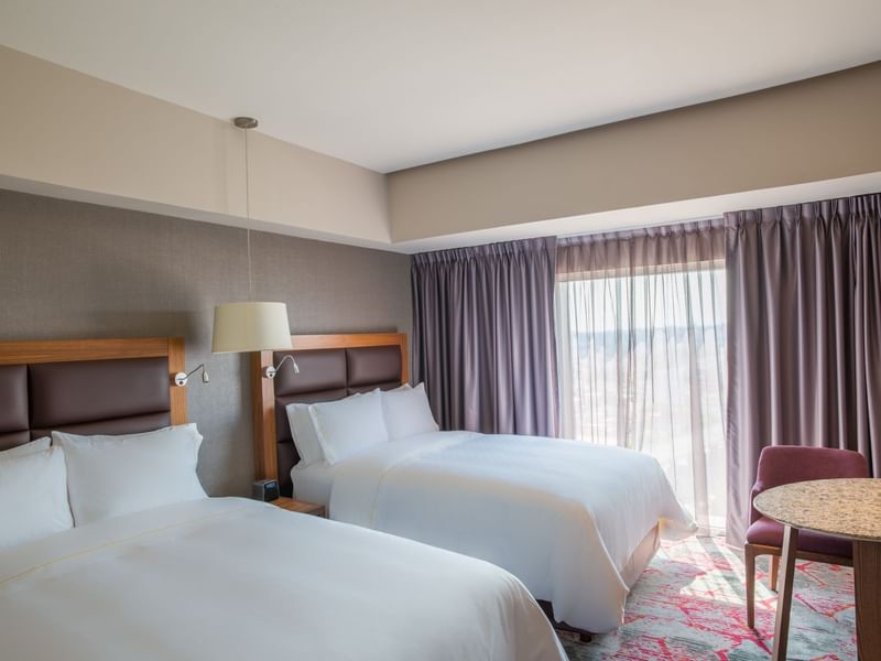 Twin beds in Deluxe Room, 2 Double at FA Hotels & Resorts