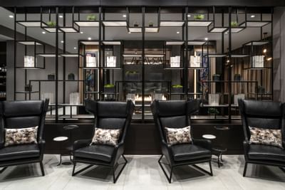 Interior of Lobby area at The Portsmouth Collection