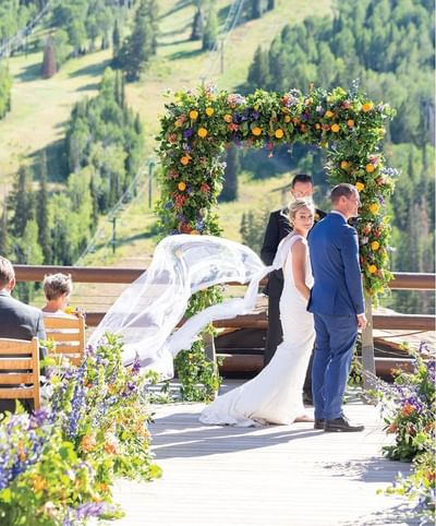 Wedding at Stein Eriksen Lodge