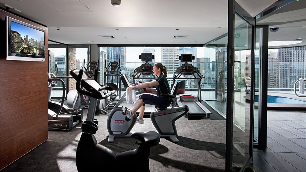 Gym Area at Pullman Sydney Hyde Park