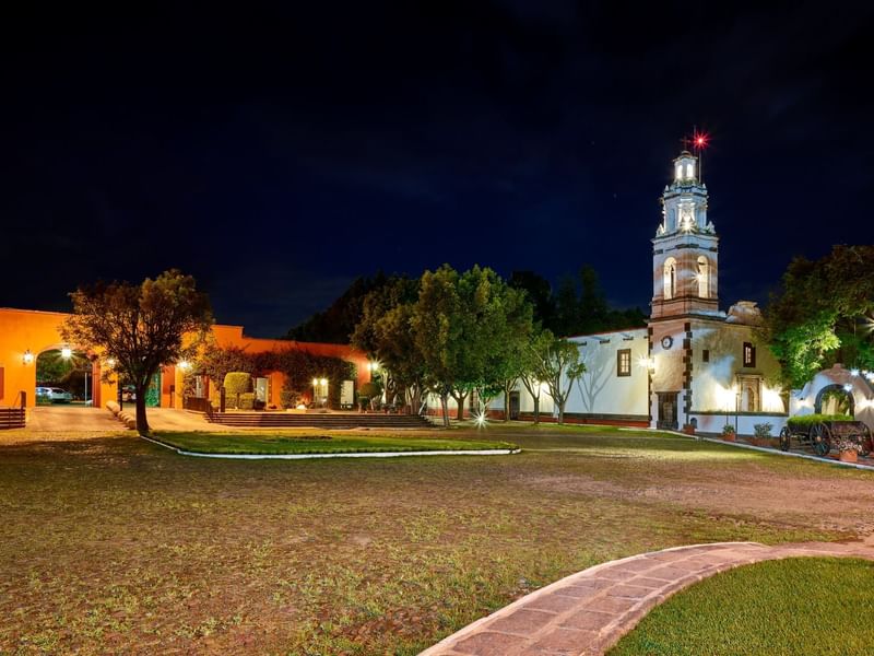 The exterior of Fiesta Americana Hacienda Galindo