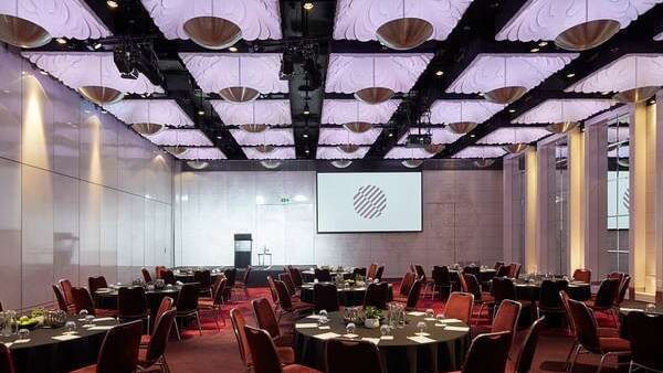 Ballroom three with 200 seats at Pullman Melbourne on the park 