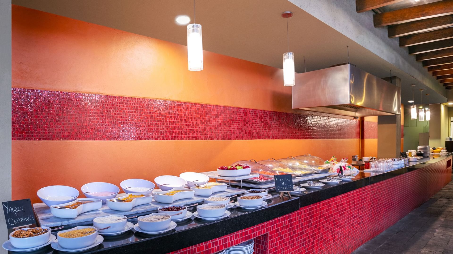 La Huerta restaurant buffet at Camino Real Guadalajara in Zapopan