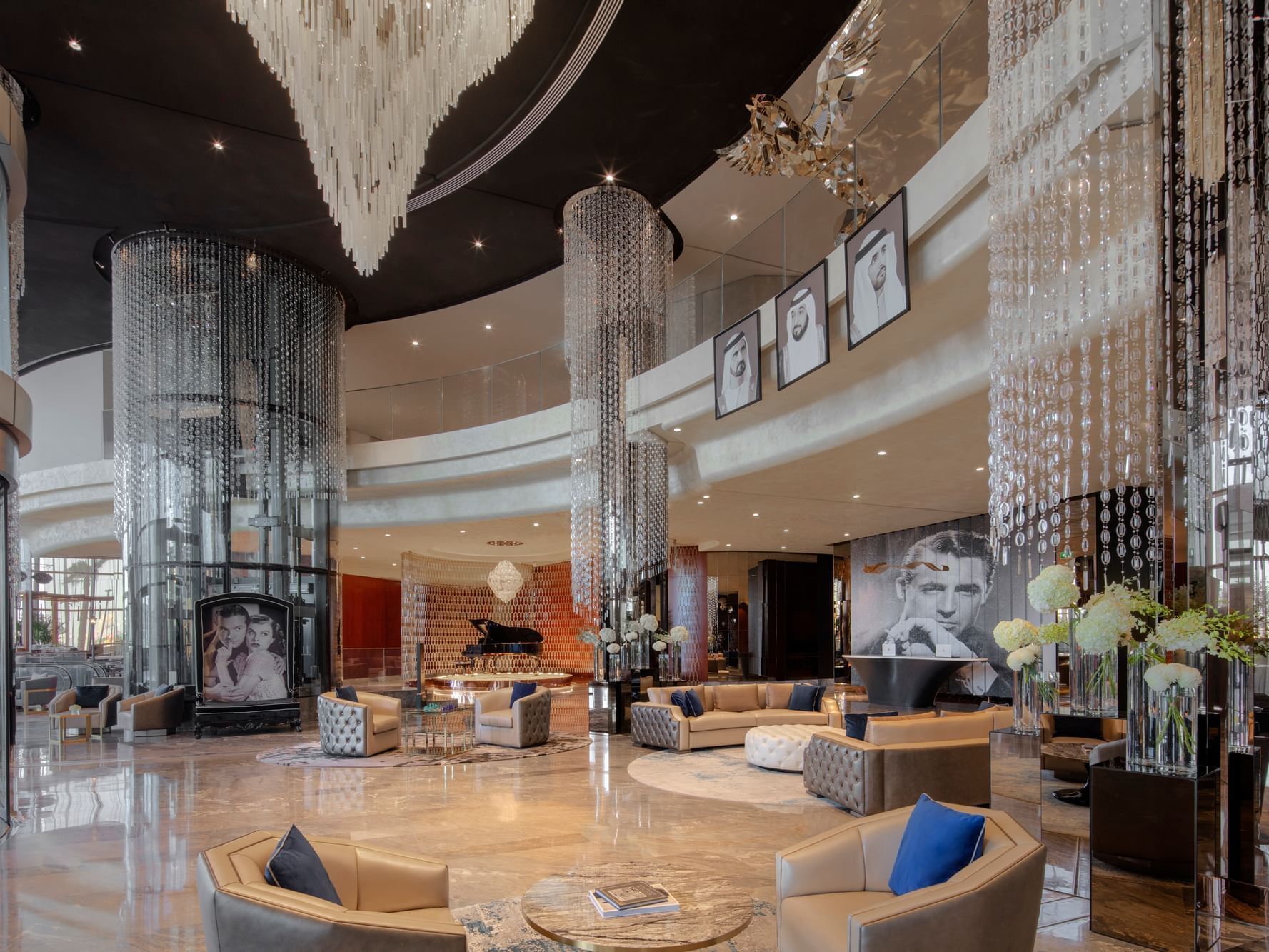 Interior of the Grand Lobby at Paramount Hotel Dubai