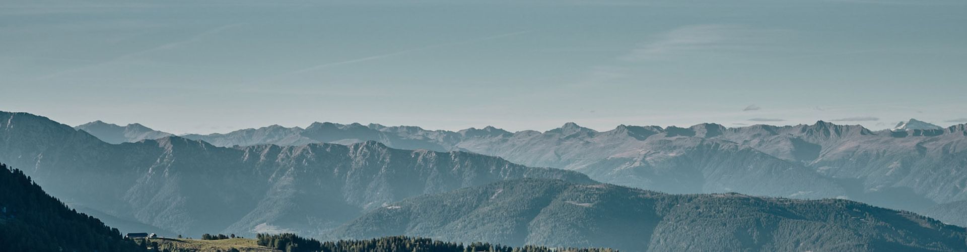 Distant view of mountain ranges near Falkensteiner Hotels