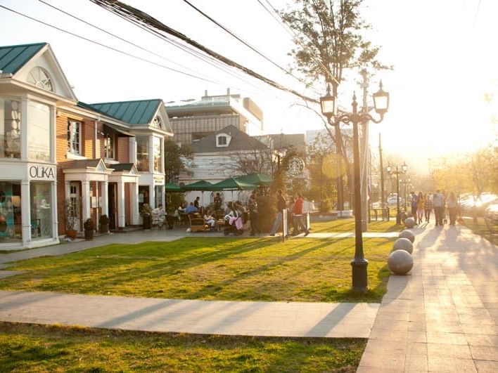 Alonso de Cordova Street near NOI Vitacura hotel         