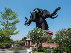 Elephant statue in Erawan Museum near Chatrium Grand Bangkok