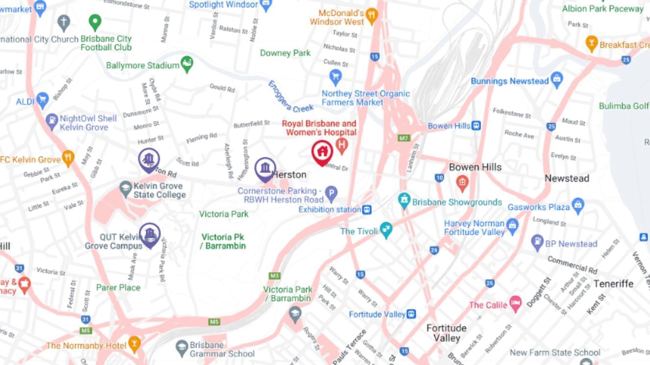 UniLodge Herston Map