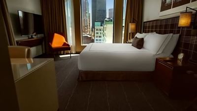 Interior of Executive King Room at The Godfrey Boston Hotel