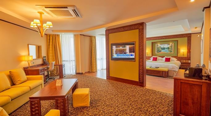 Interior of The Executive suite at Goma Serena Hotel