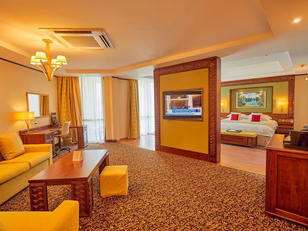 Interior of The Executive suite at Goma Serena Hotel