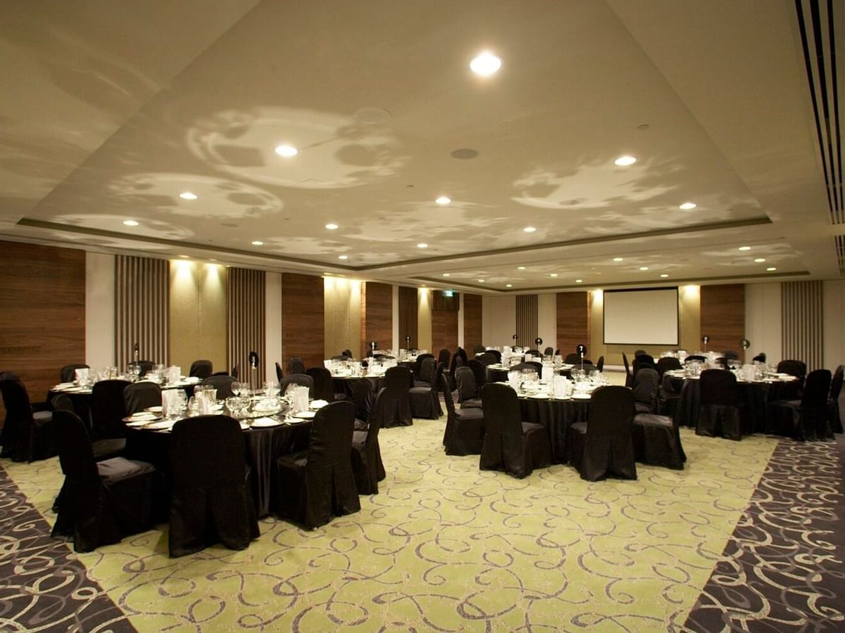 Banquet setup in Studios Meeting room at Crown Hotel Perth