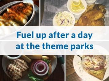 Fuel up after a day at the theme park poster used in Lake Buena Vista Resort Village & Spa