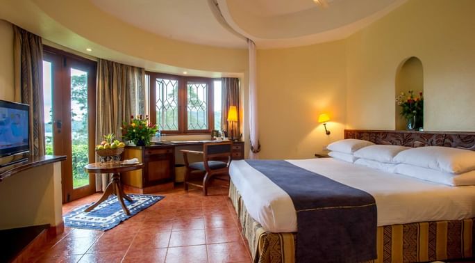 Bedroom in The Standard Room at Arusha Serena Hotels
