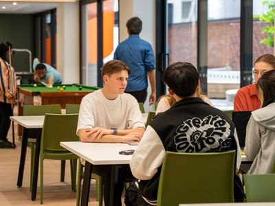 UniLodge Auckland Central Students Socialising in Social Space