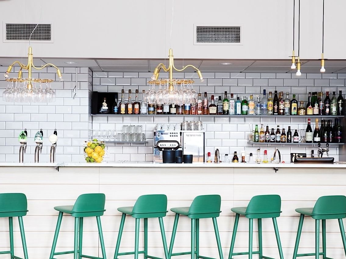 Bar at Welcome Hotel in Järfälla, Sweden